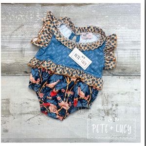 Little girl infant romper
